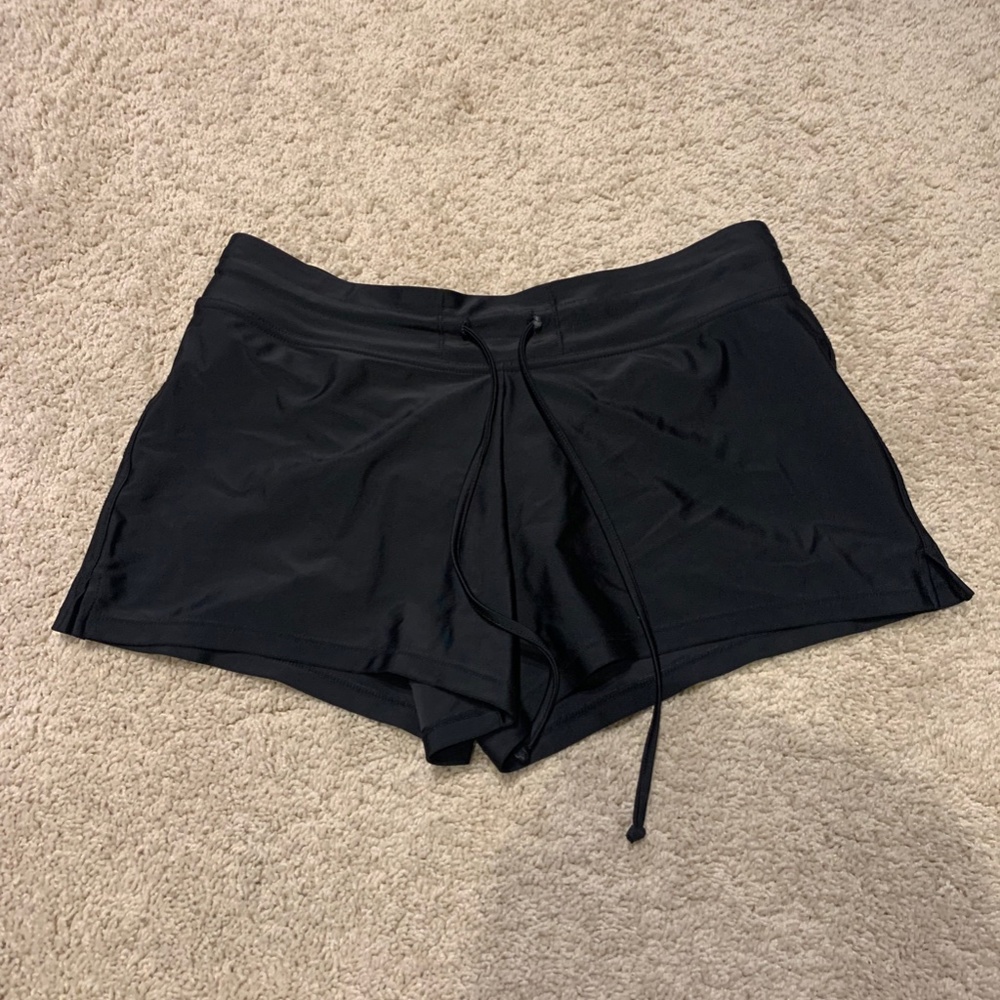 BLACK SWIM SHORTS - Picture 2 of 2
